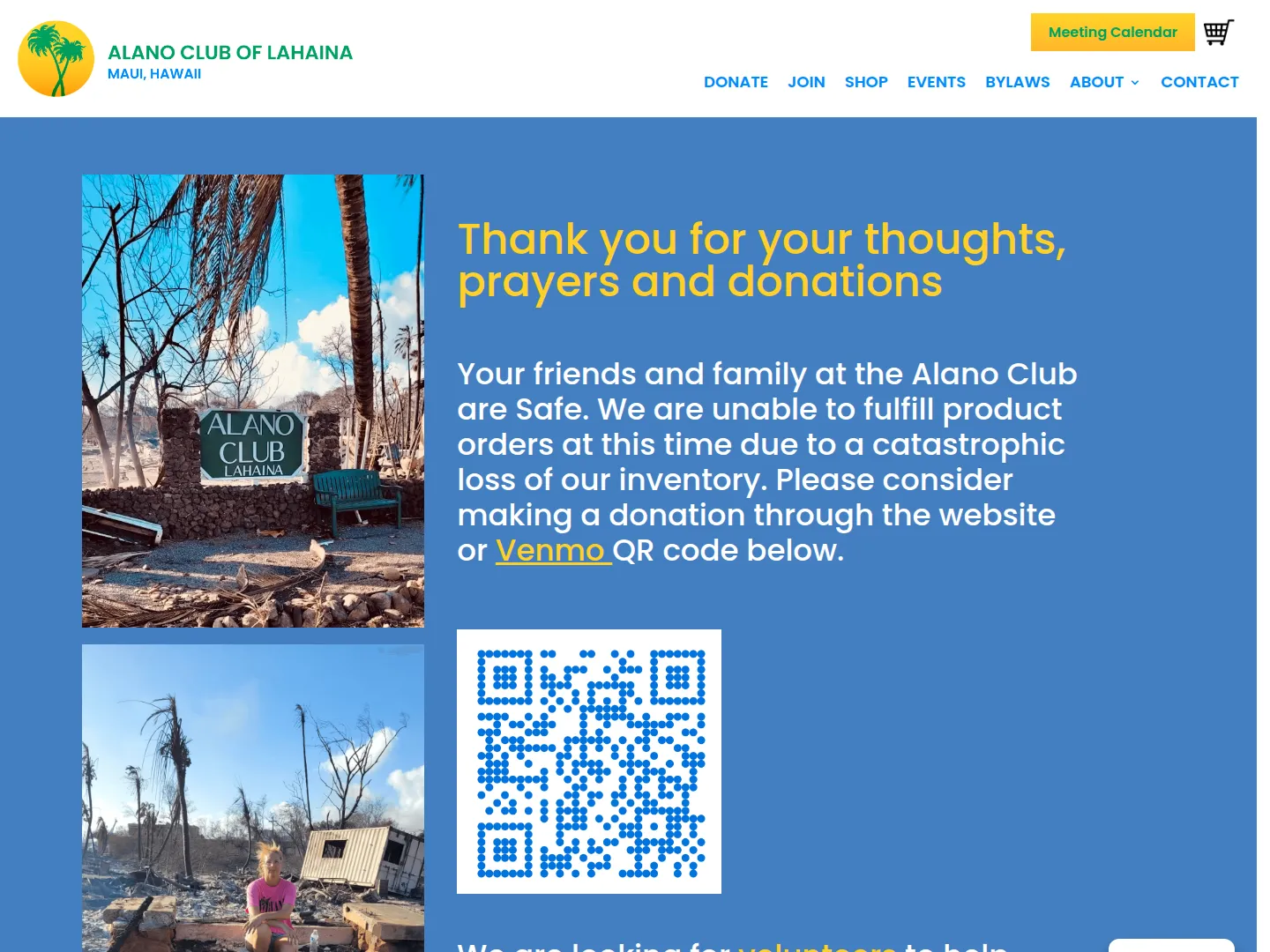 Alano Club of Lahaina project