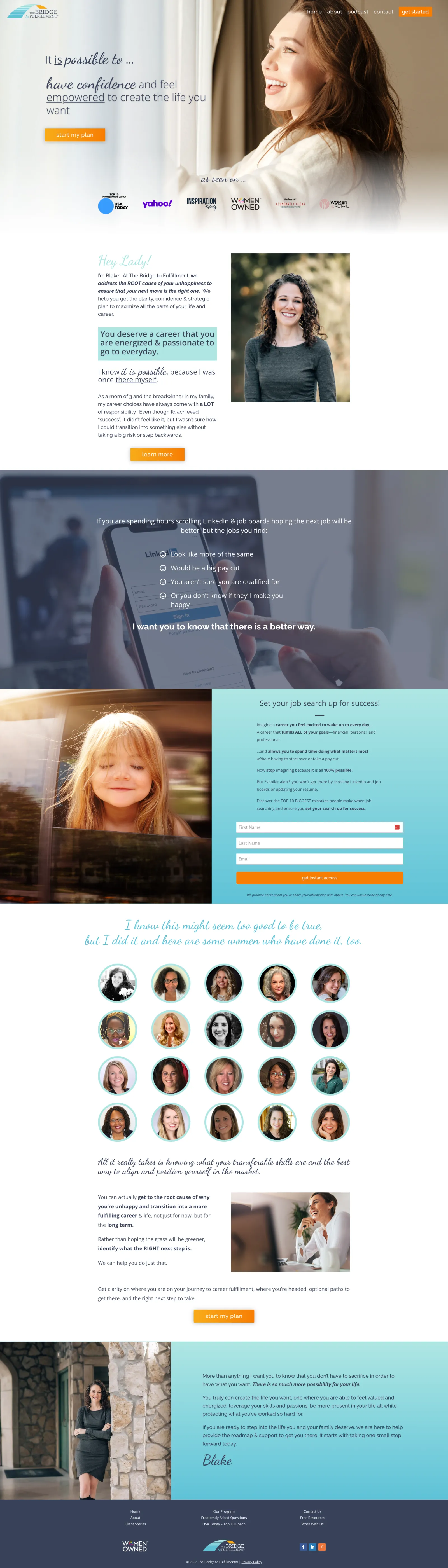 Bridge to Fulfillment: Home Page