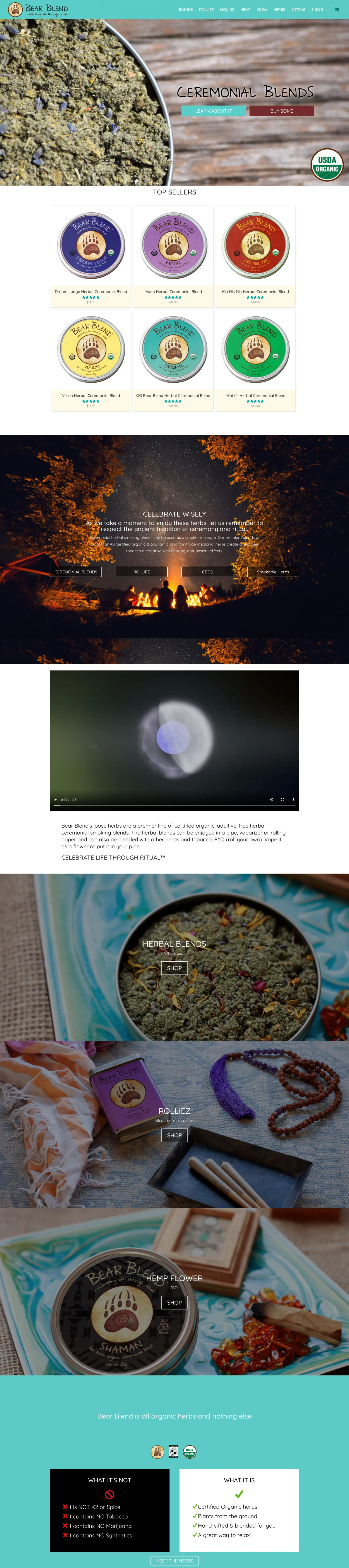 Bear Blend: Home Page